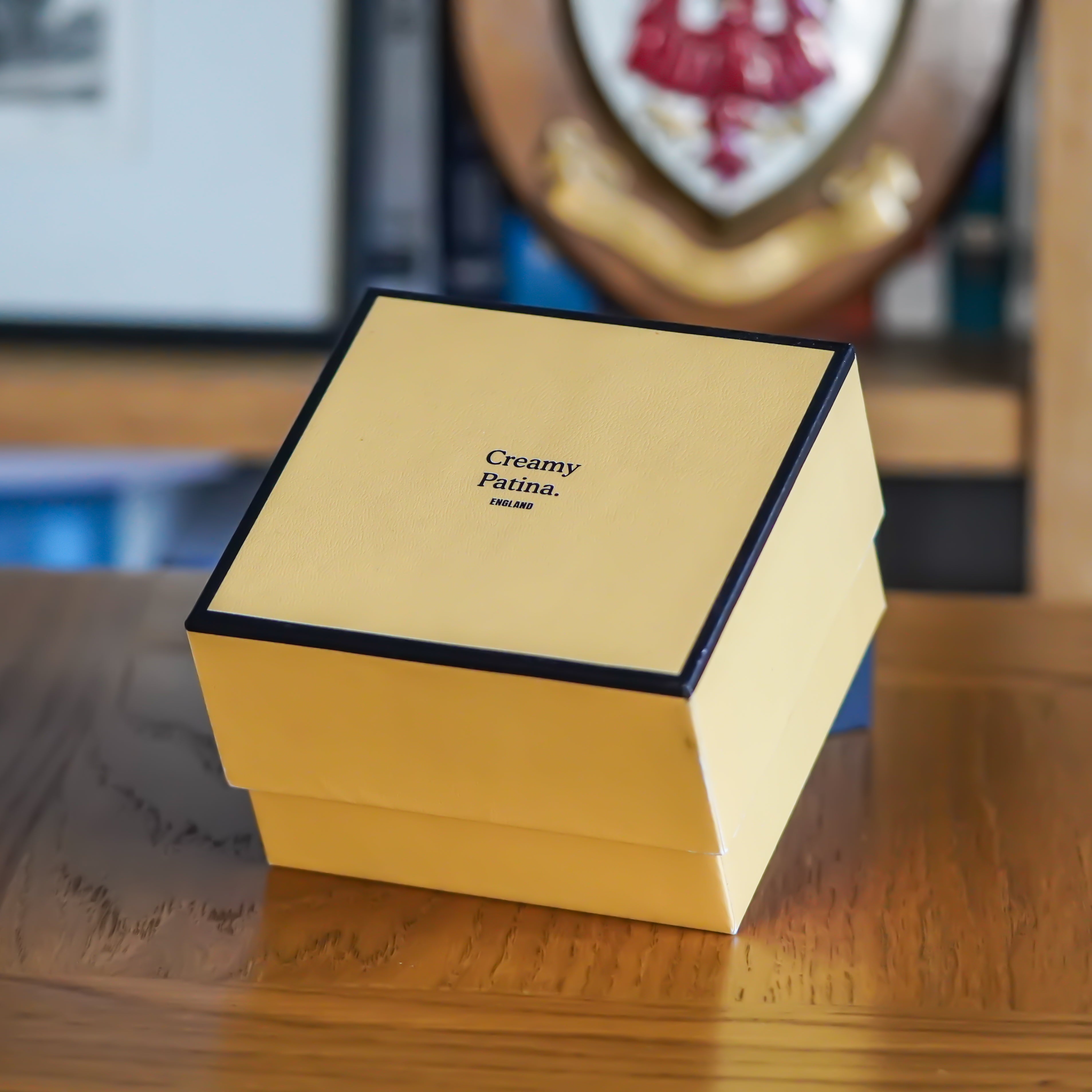 Leatherette Creamy Patina Gift Box and Travel Case